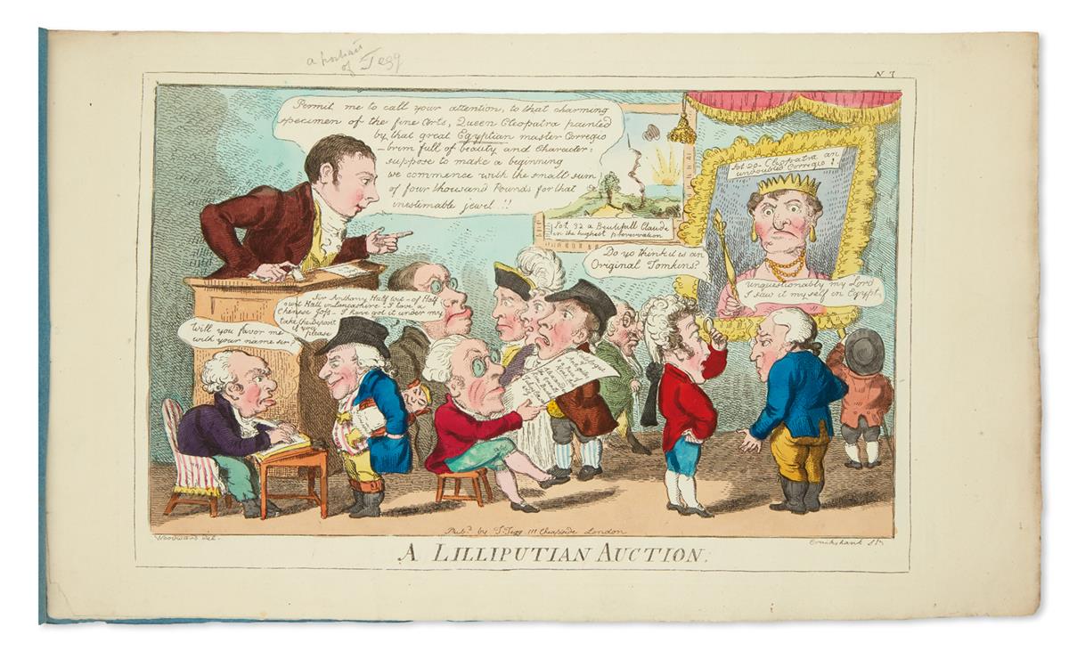 WOODWARD, GEORGE MOUTARD. The Caricature Magazine, or, Hudibrastic Mirror, Being a Most Capital Collection of Caricatures.
